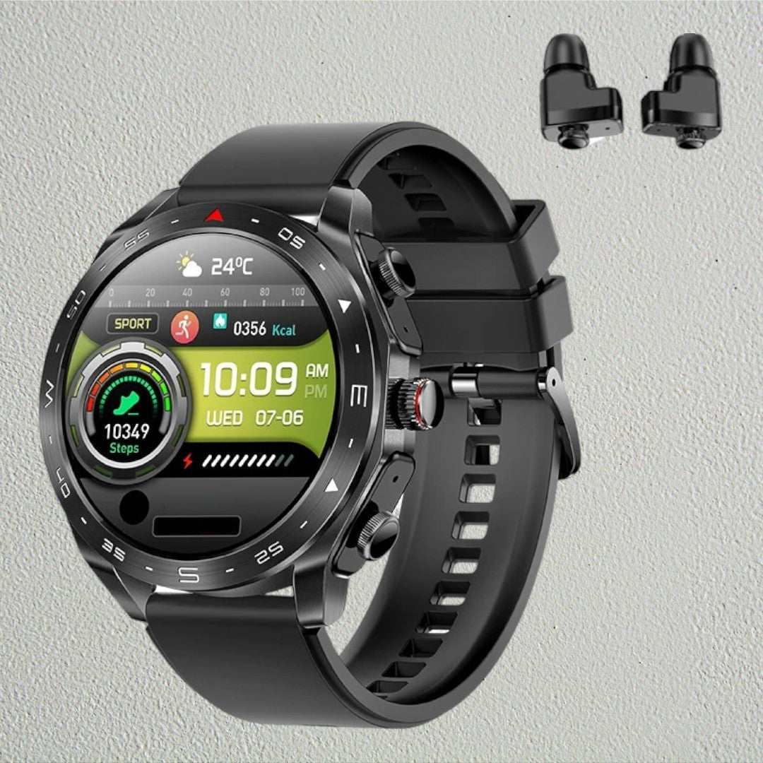 Smartwatch TWS 2 en 1 – Reloj y Auriculares en un Solo Dispositivo