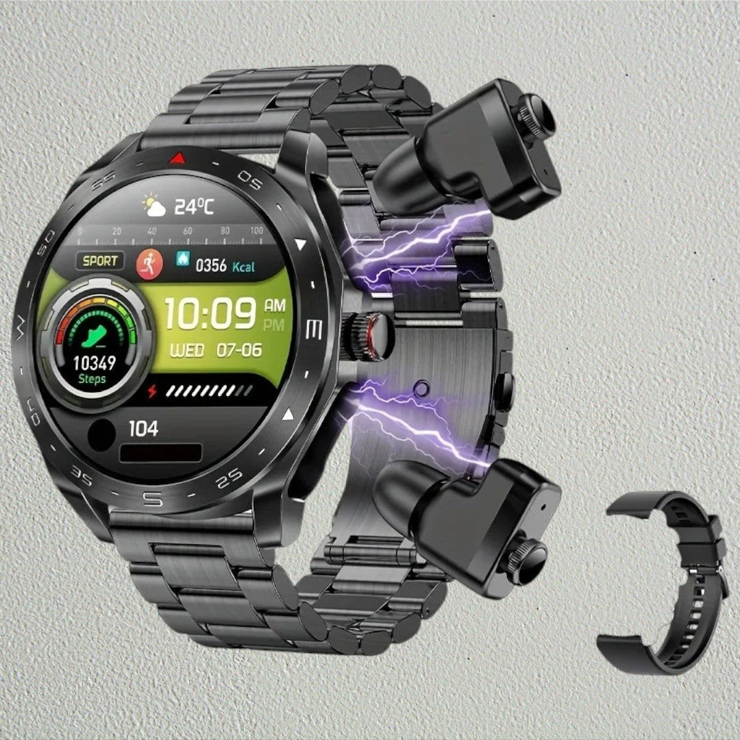 Smartwatch TWS 2 en 1 – Reloj y Auriculares en un Solo Dispositivo