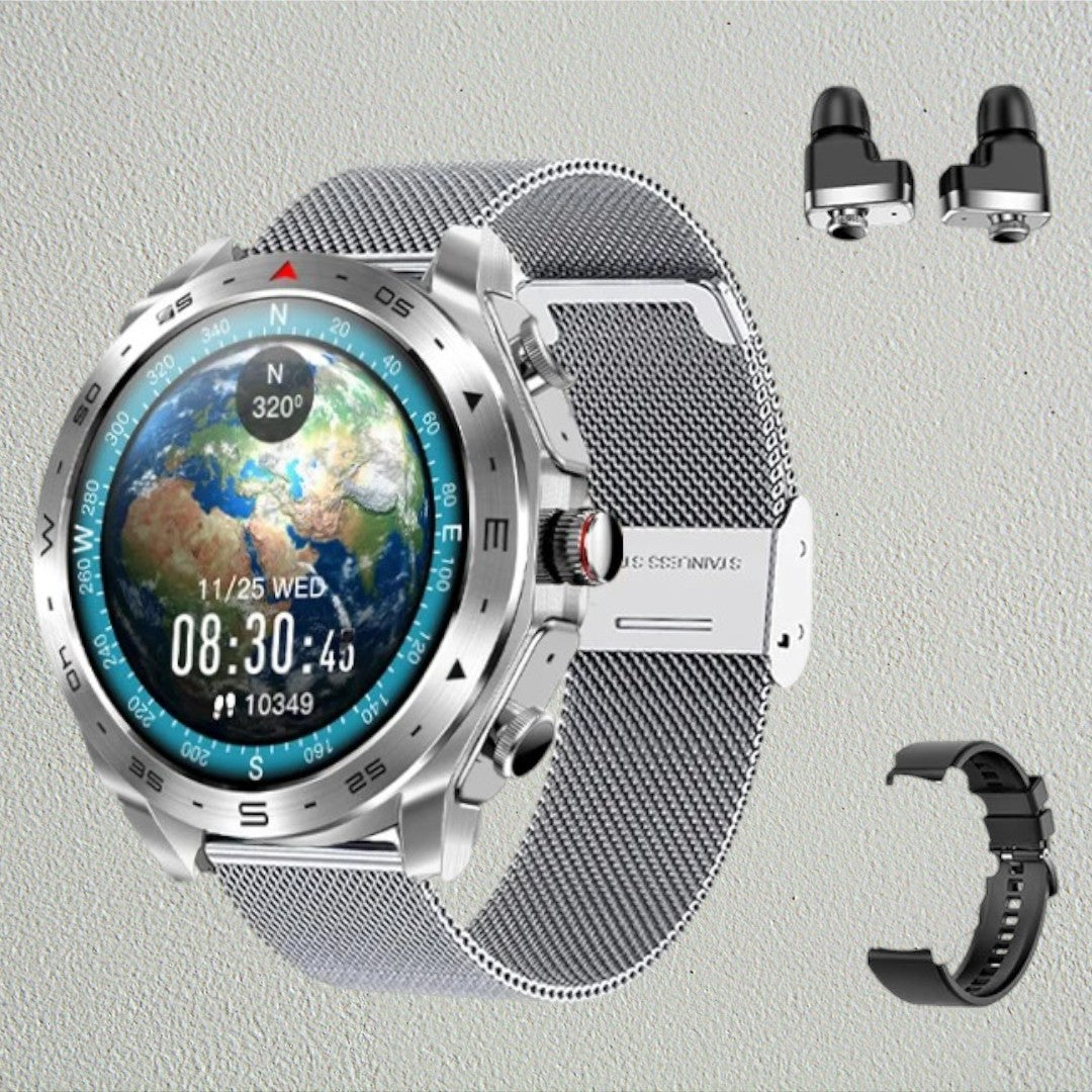 Smartwatch TWS 2 en 1 – Reloj y Auriculares en un Solo Dispositivo