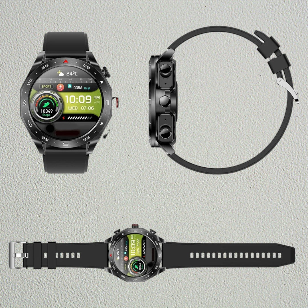 Smartwatch TWS 2 en 1 – Reloj y Auriculares en un Solo Dispositivo