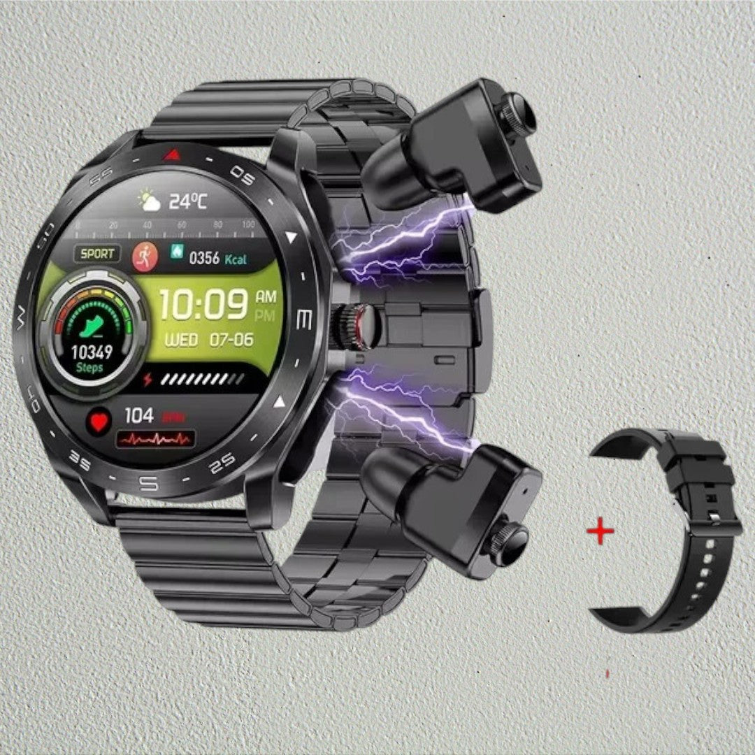 Smartwatch TWS 2 en 1 – Reloj y Auriculares en un Solo Dispositivo