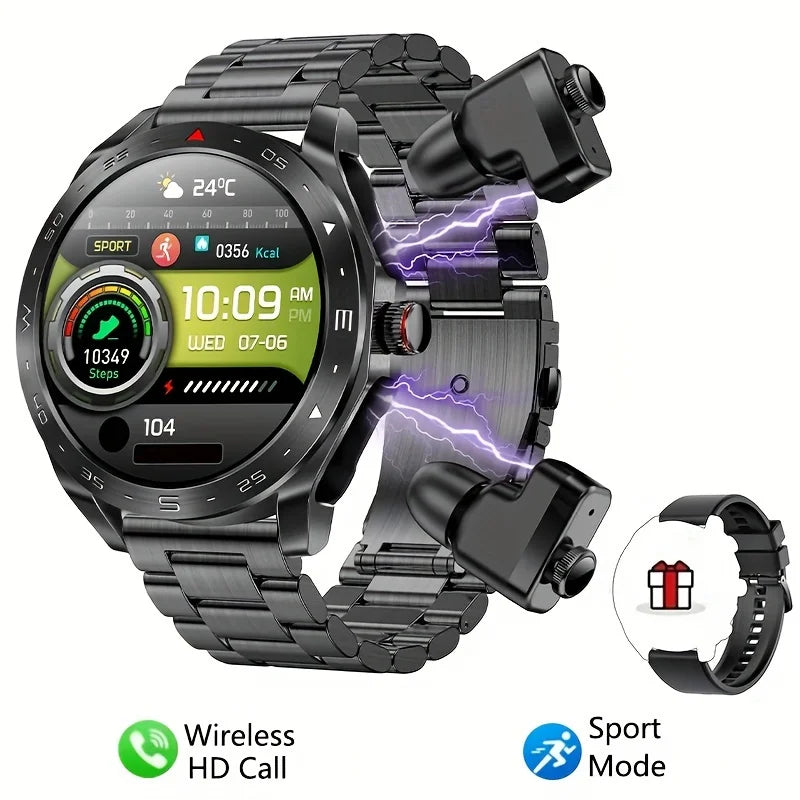 Smartwatch TWS 2 en 1 – Reloj y Auriculares en un Solo Dispositivo