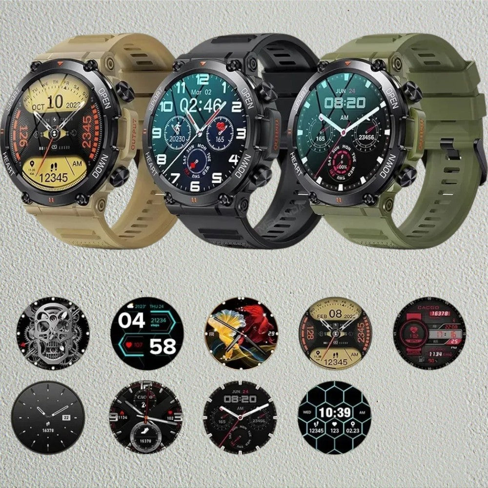 Smartwatch MEVADEN K56 Deportivo, Monitor de Salud y Llamadas Bluetooth HD