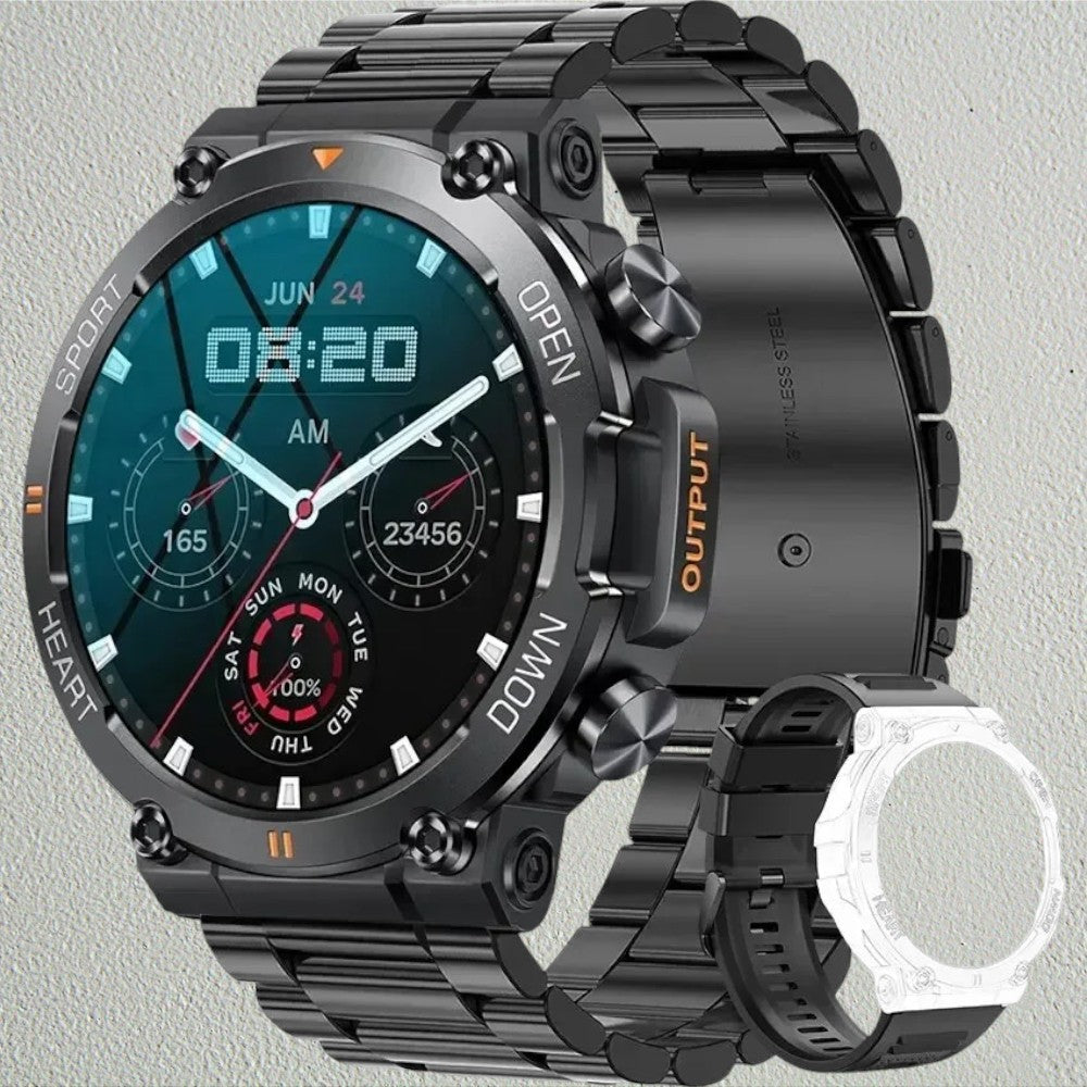 Smartwatch MEVADEN K56 Deportivo, Monitor de Salud y Llamadas Bluetooth HD