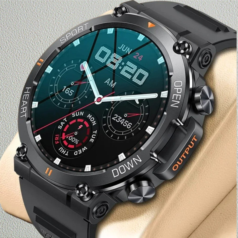 Smartwatch MEVADEN K56 Deportivo, Monitor de Salud y Llamadas Bluetooth HD