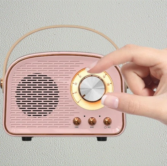 Altavoz Retro Bluetooth DW21 Estilo Clásico y Sonido Premium