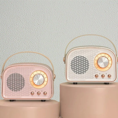 Altavoz Retro Bluetooth DW21 Estilo Clásico y Sonido Premium