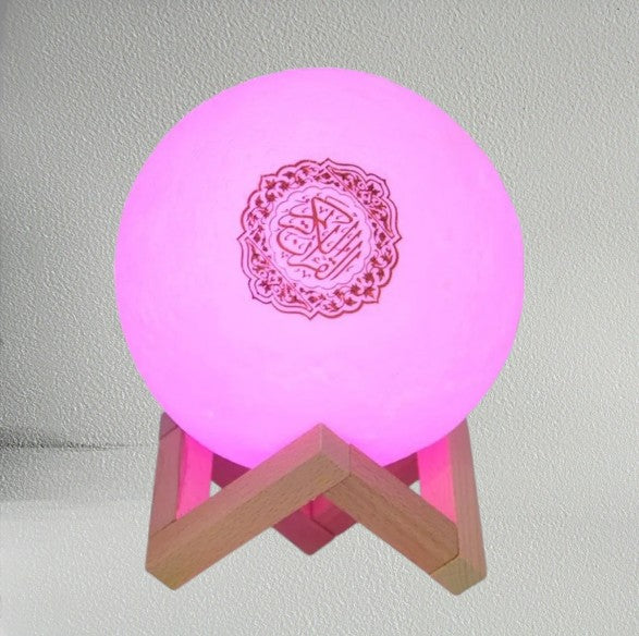 Lámpara Bluetooth Corán: Luz Nocturna y Audio Espiritual