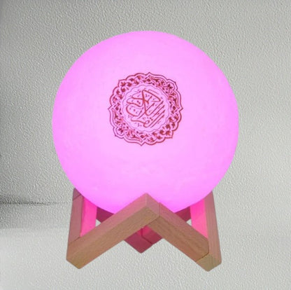 Lámpara Bluetooth Corán: Luz Nocturna y Audio Espiritual