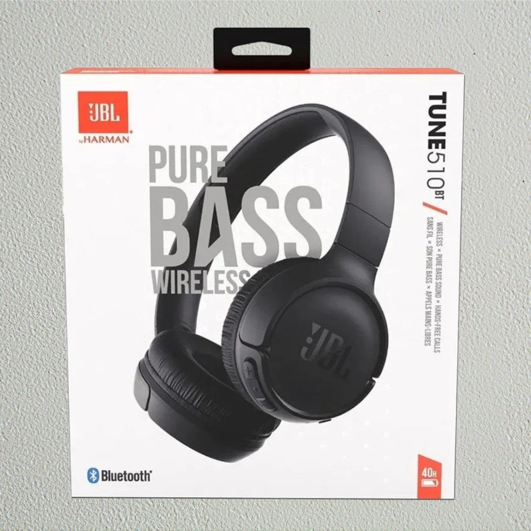 Auriculares Bluetooth JBL Tune 510BT Inalámbricos, 40h de Batería