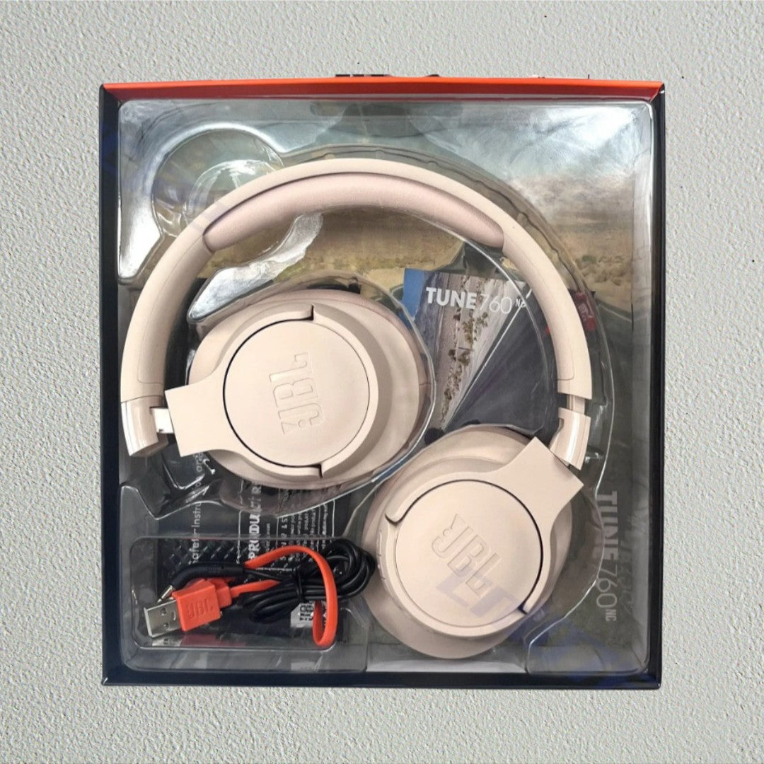 Auriculares Bluetooth JBL Tune 760NC  Cancelación de Ruido y Diseño Plegable