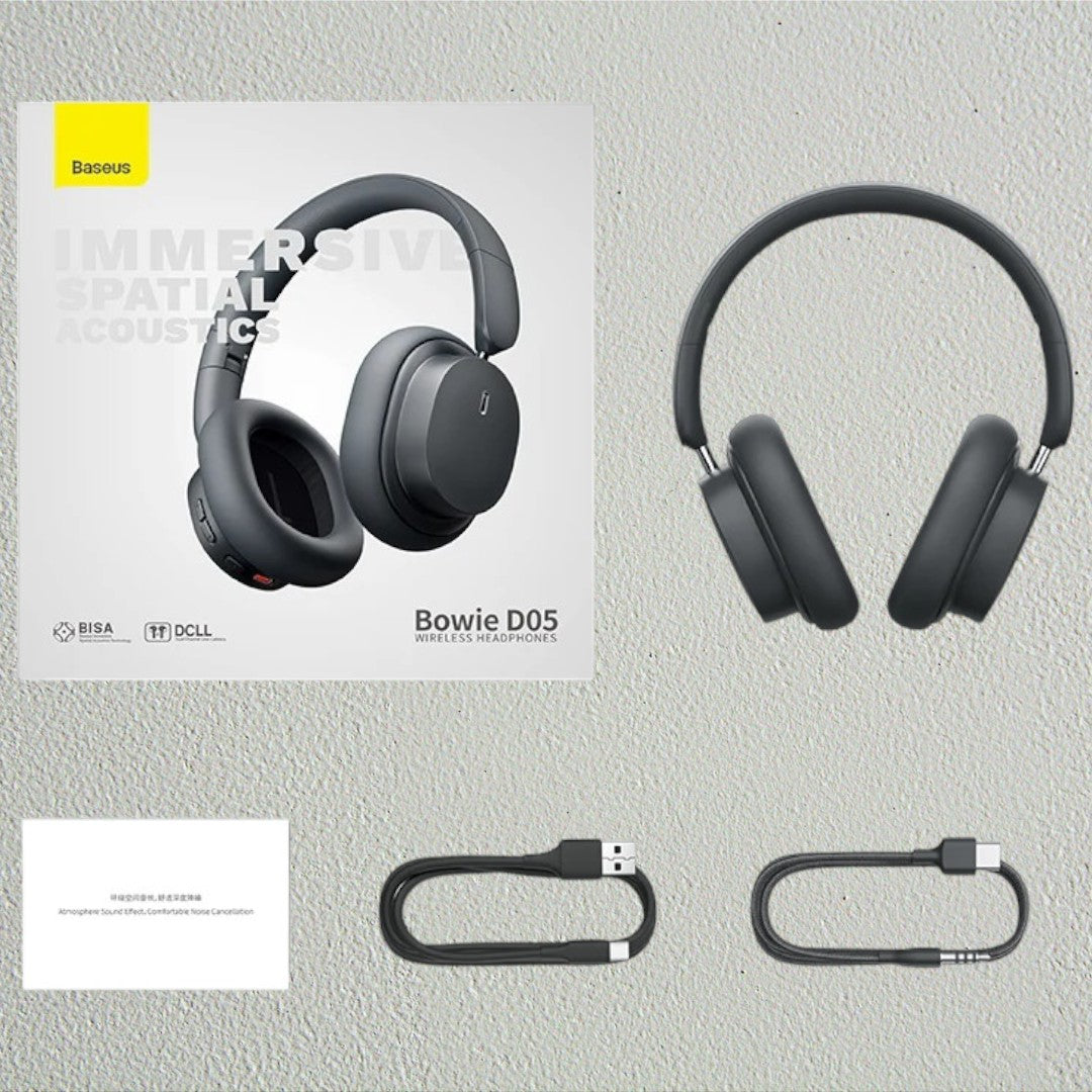 Auriculares Baseus Bowie D05: Sonido 3D, Bluetooth 5.3 y 70H de Batería