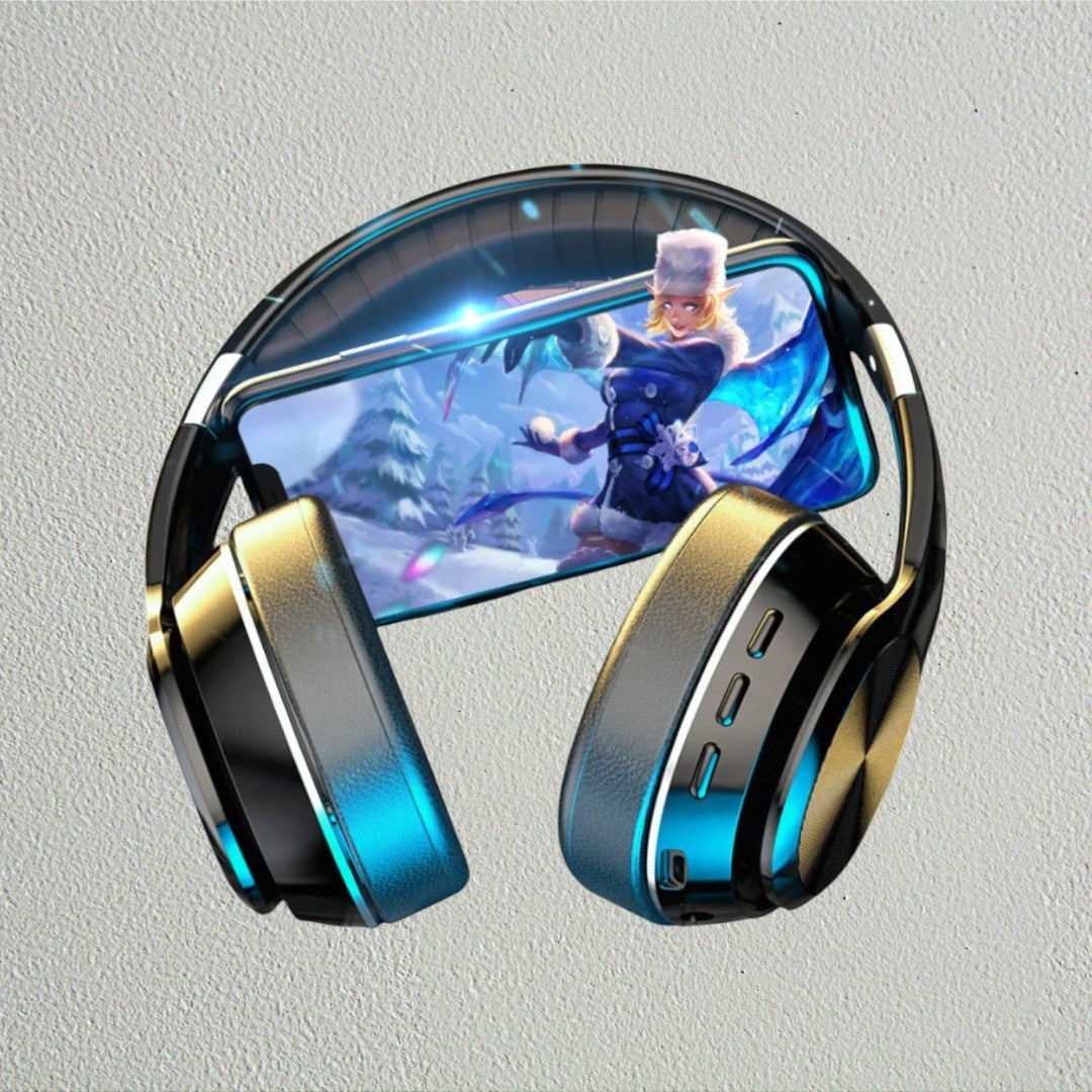 Auriculares Bluetooth 5.0 Hi Fi  Diseño Plegable y Modos Multifunción