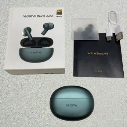 Auriculares Bluetooth 5.3 Realme Buds Air 6  Cancelación de Ruido 40H de Batería
