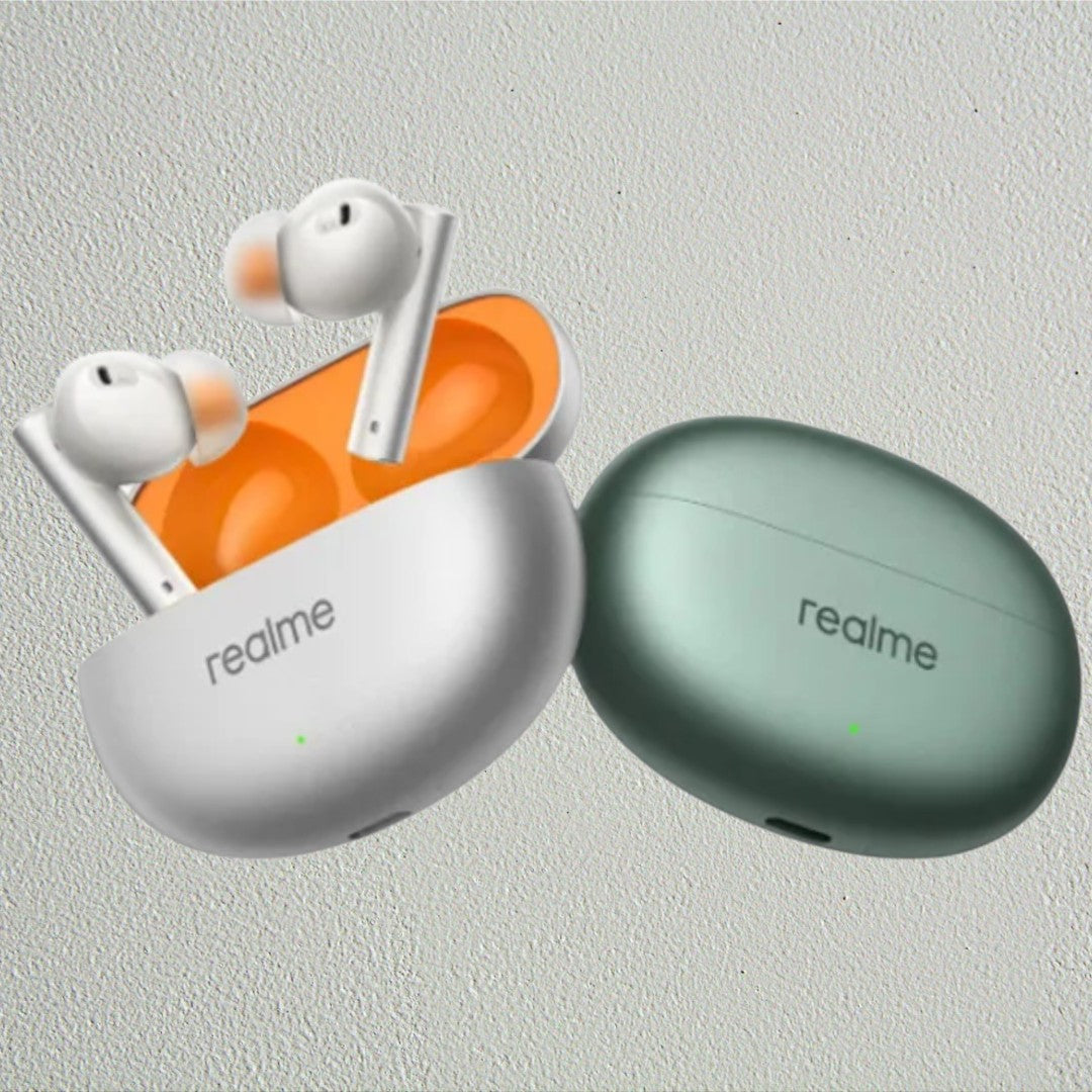 Auriculares Bluetooth 5.3 Realme Buds Air 6  Cancelación de Ruido 40H de Batería