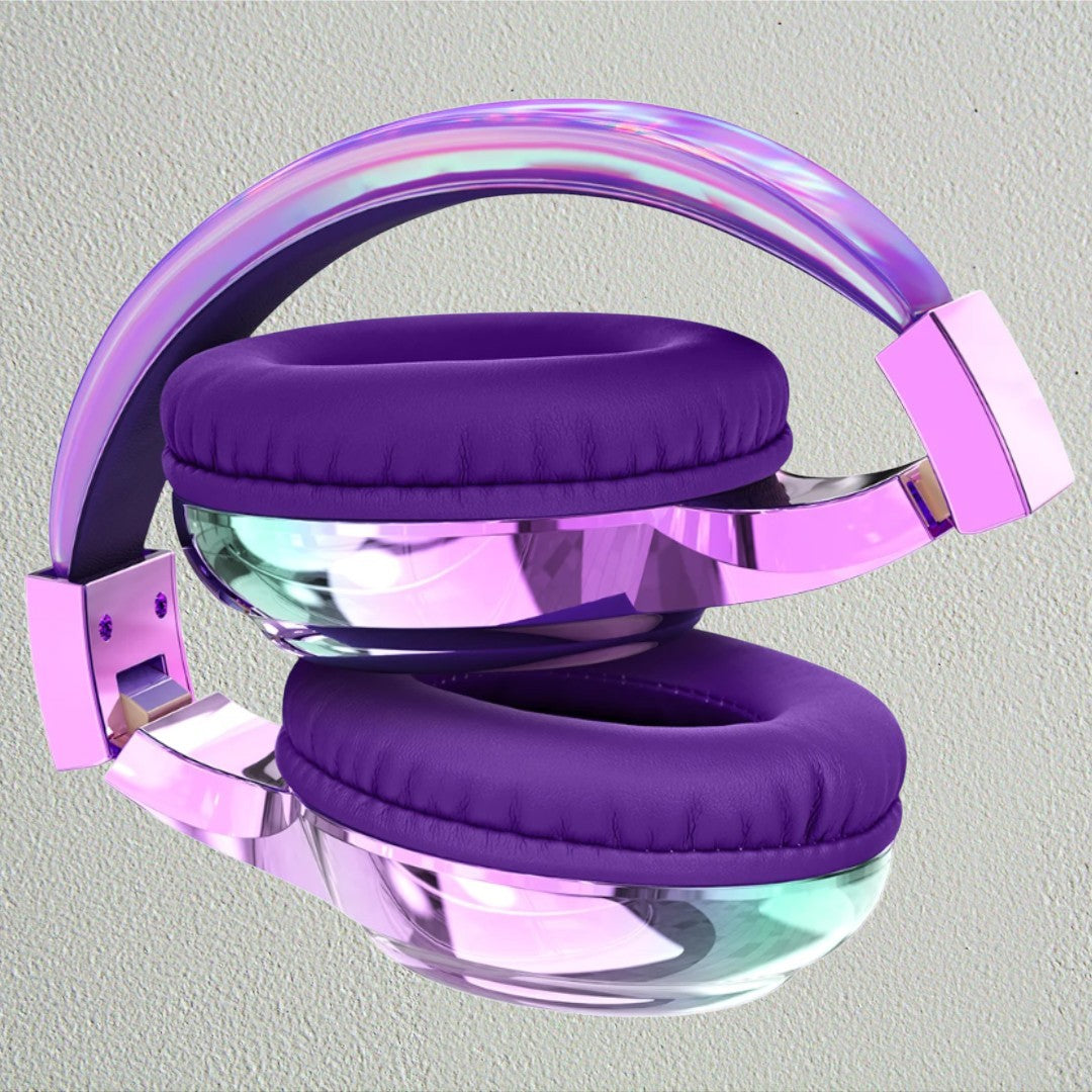 Auriculares Bluetooth Infantiles, Diseño Brillante y Versátil