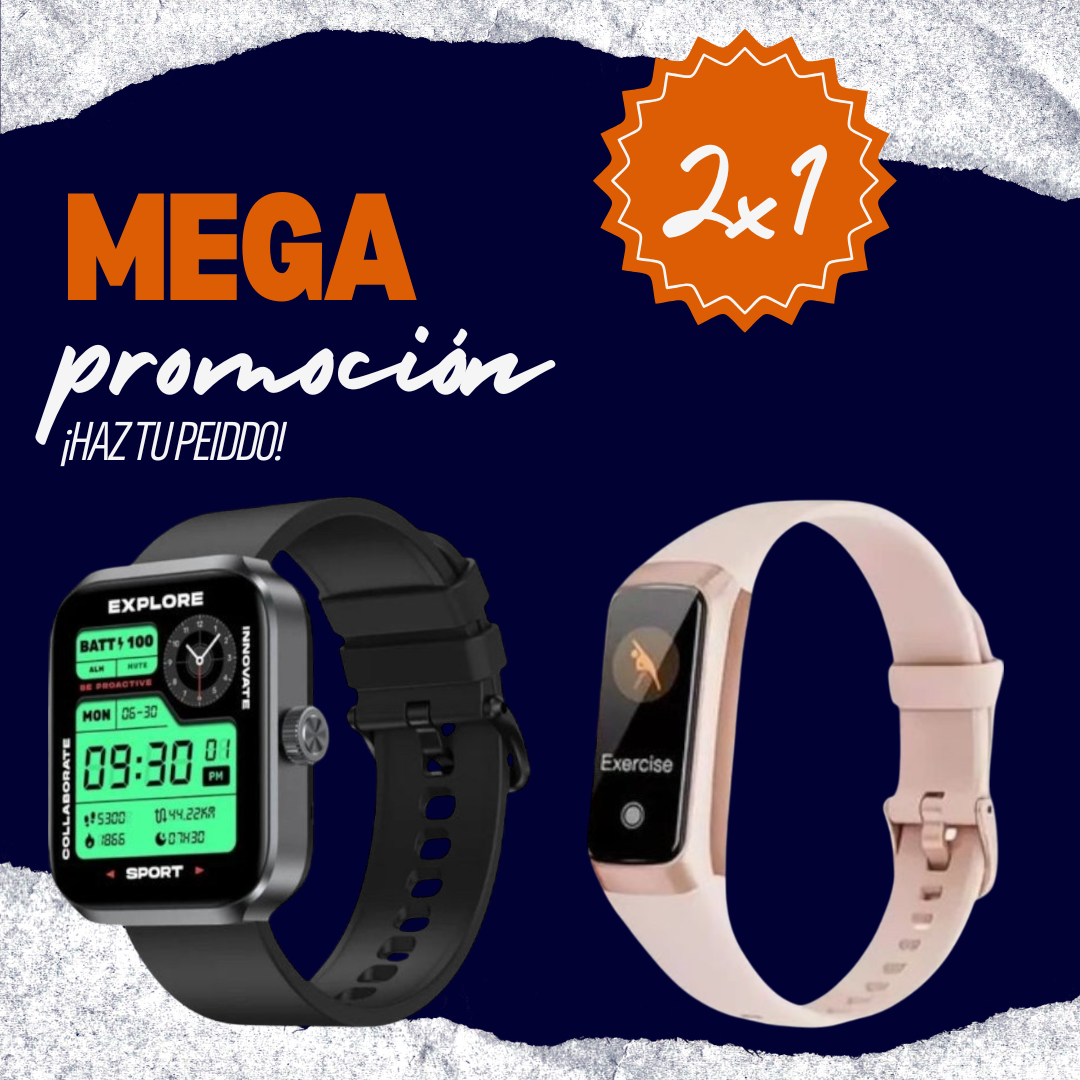 2X1 Reloj negro