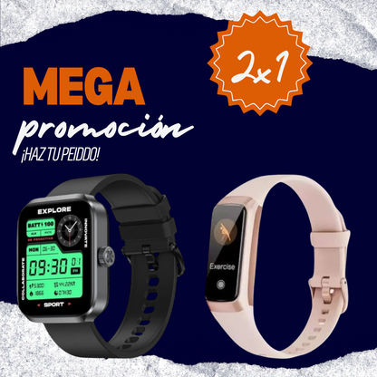 2X1 Reloj negro