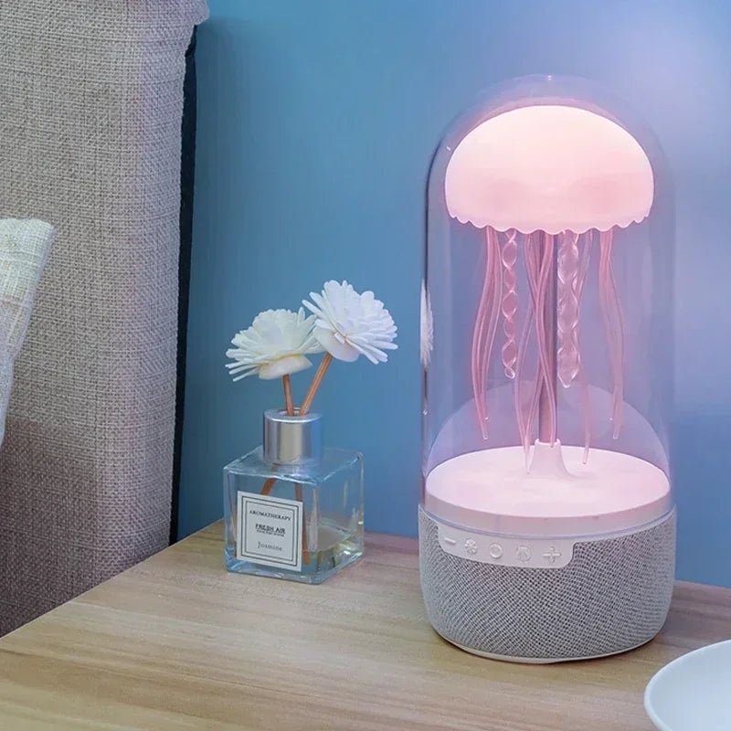 Lámpara de medusas creativa con Altavoz Bluetooth