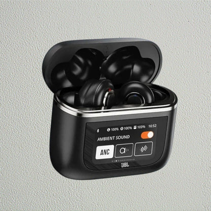 Auriculares Bluetooth JBL Tour Pro 2  Cancelación de Ruido y Caja LED