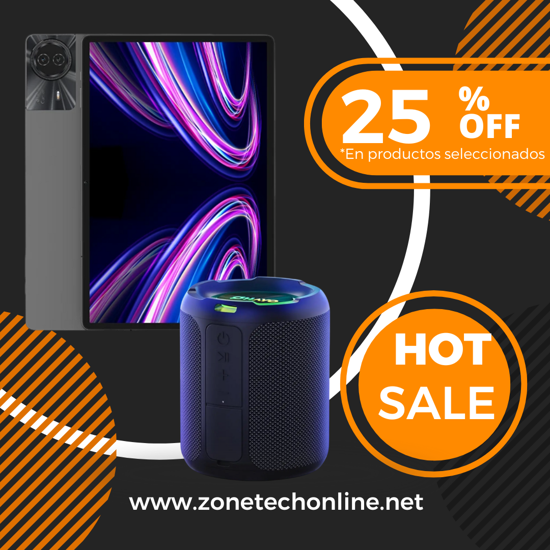 25% Altavoz Ohayo X3 + Tablet T50 Plus: Tecnología al Máximo